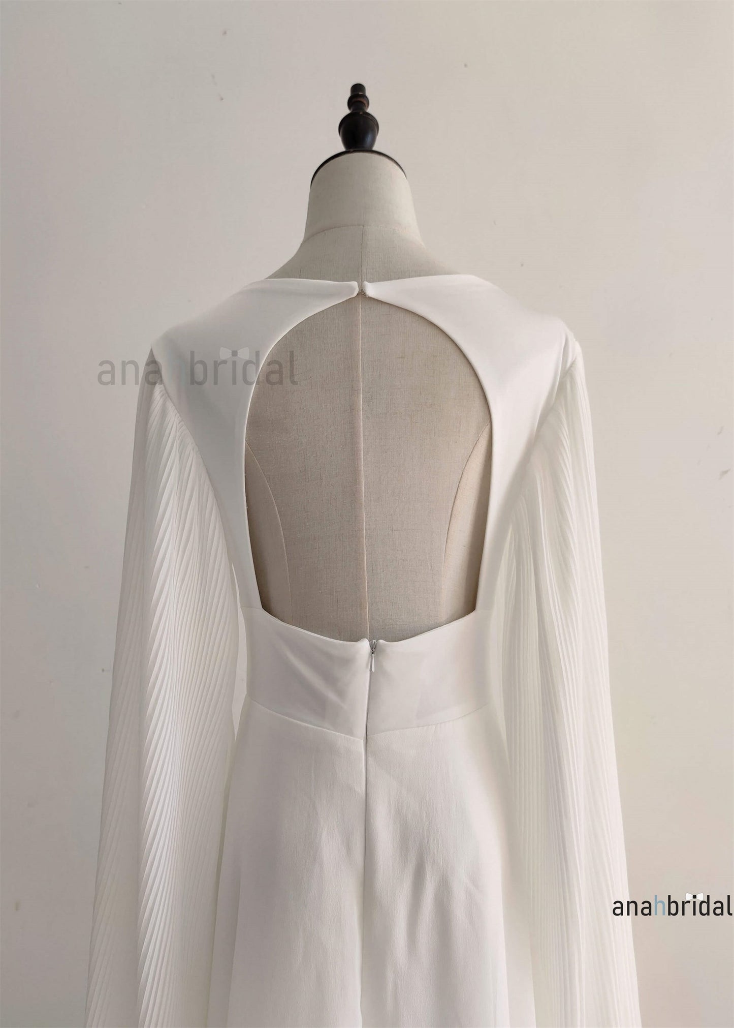 Simple Chiffon Wedding Dress
