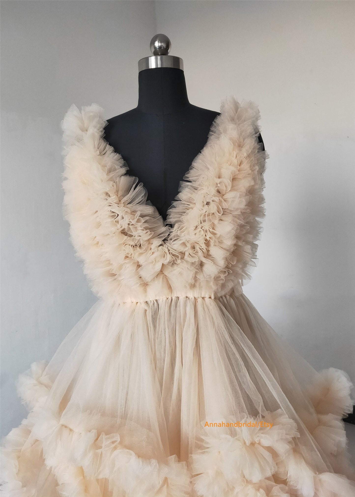 Clearance Light Champagne Photo shot Dress