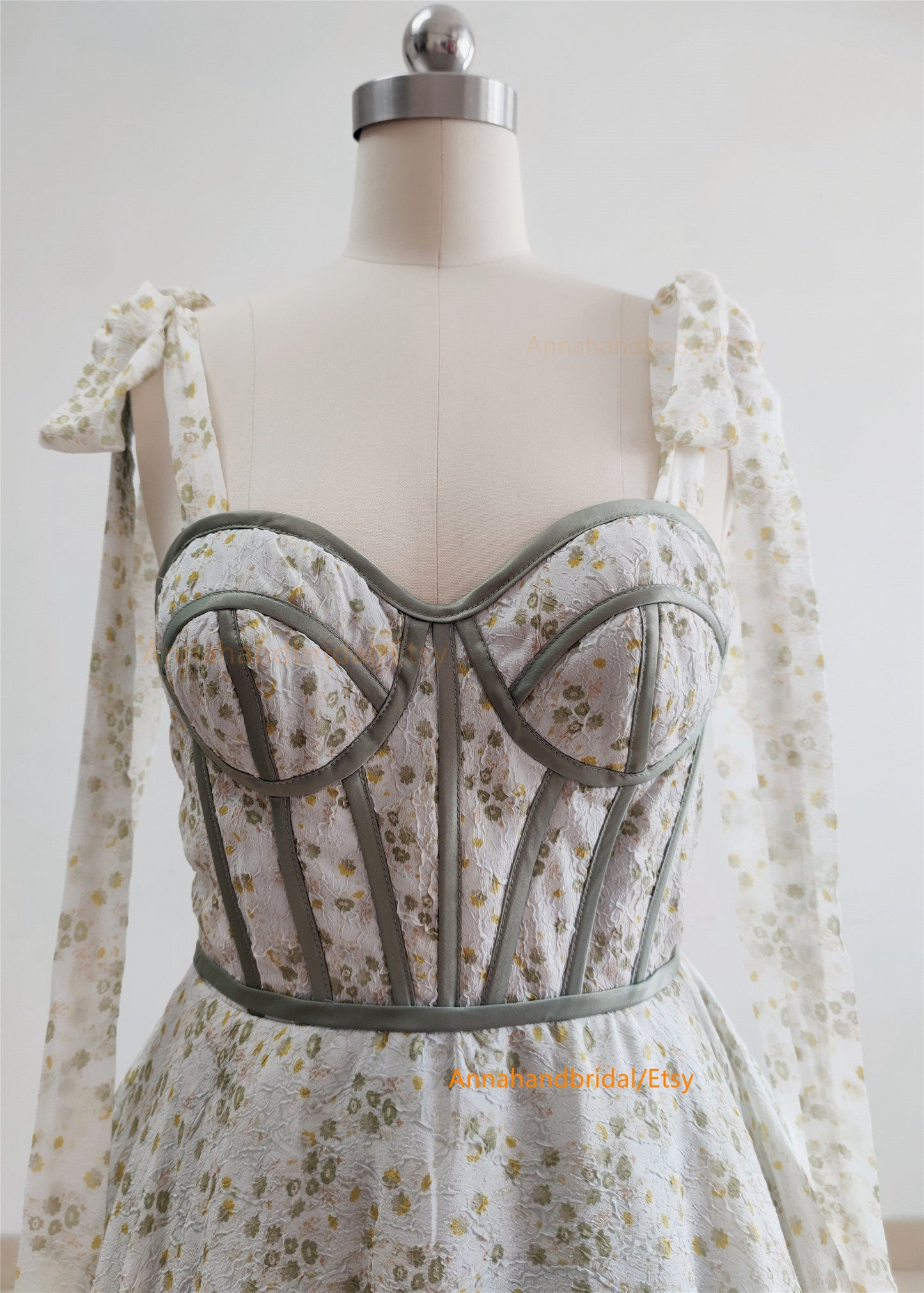 Little Flowers Chiffon PhotoShoot/ Prom Dress