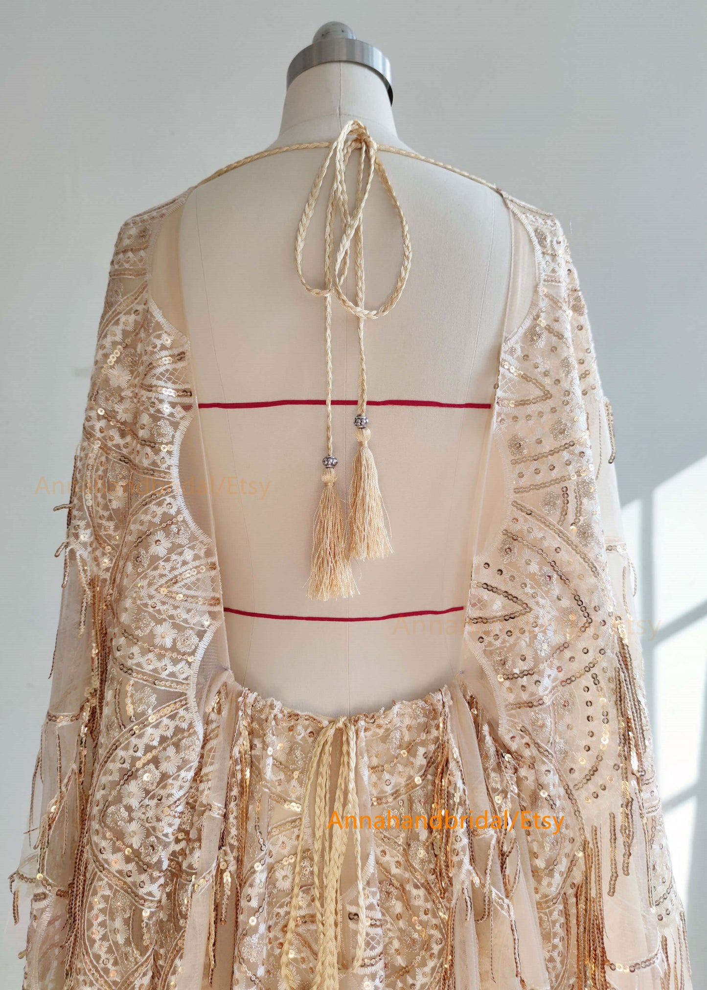 Free Size Light Gold Glitter Maternity Dress/Ready to ship