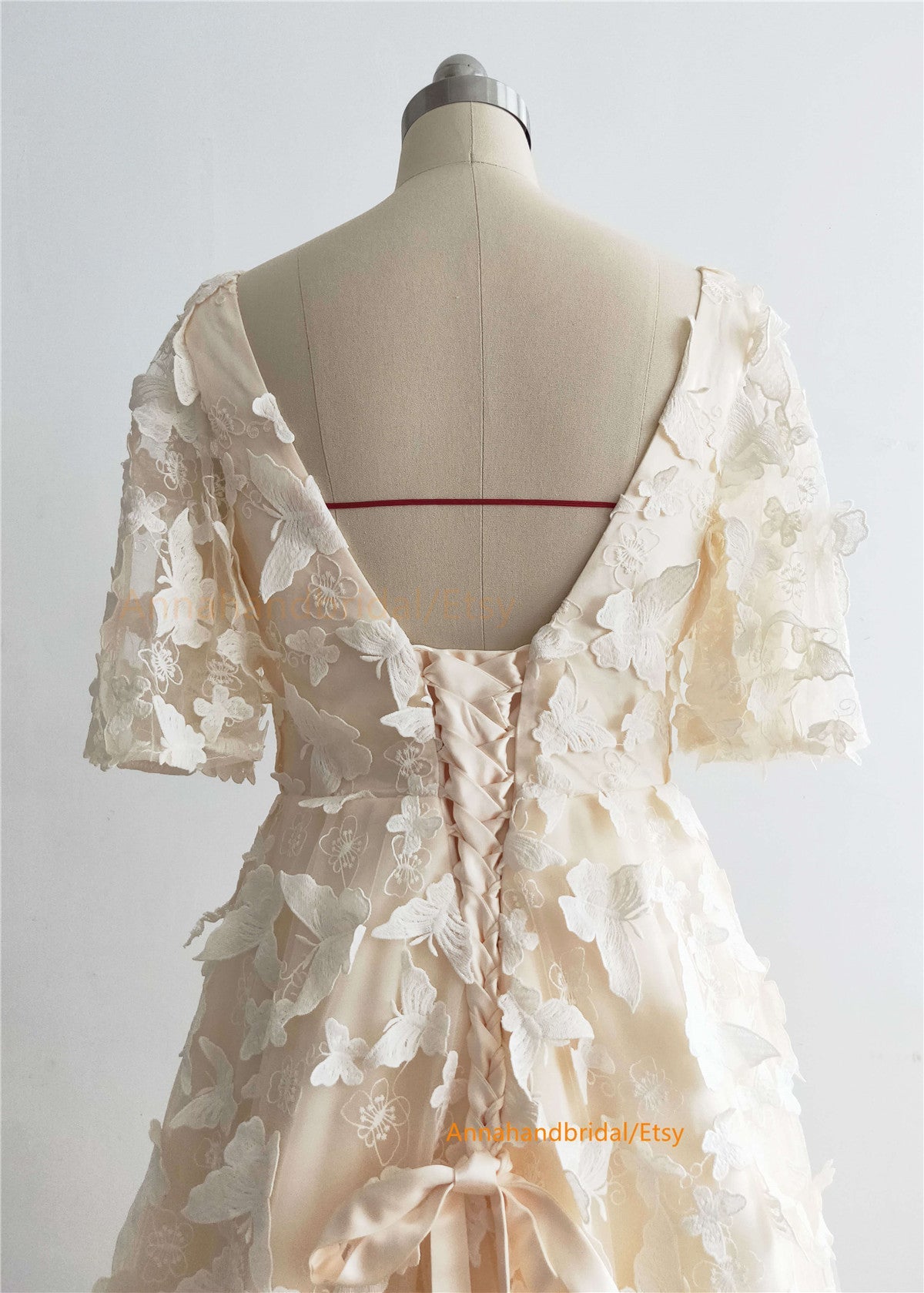 Cream Fairytale Wedding Dress/Photoshoot Dress