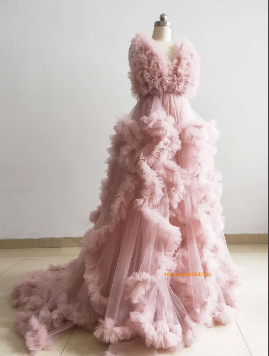Clearance Light Champagne Photo shot Dress